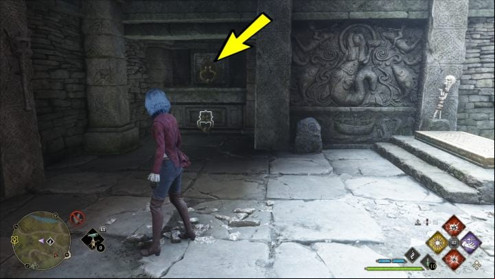 Pull 2 levers with Accio and pick up the final bit - Hogwarts Legacy: Ancient Magic Hotspots Part 1 - Highlands - Hogwarts Legacy Guide