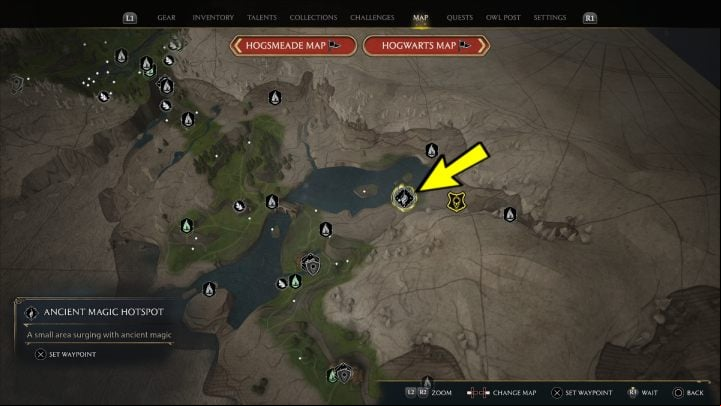Region: Marunweem Lake - Hogwarts Legacy: Ancient Magic Hotspots Part 2 - Highlands - Hogwarts Legacy Guide