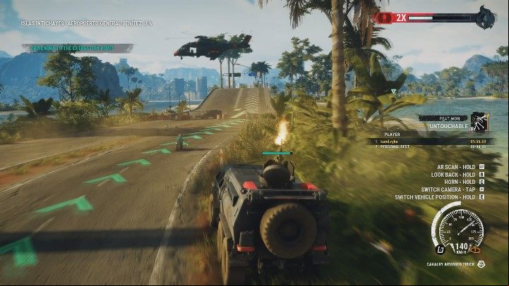 The last part of this mission requires you to escape from the airport with Mira - Cesars Theory | Main Missions walkthrough for Just Cause 4 - Main missions - Just Cause 4 Guide