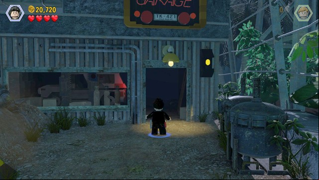 As Malcolm, go to the dark garage and turn on the lights - Communications Center | Jurassic Park - The Lost World - walkthrough - Jurassic Park - The Lost World - walkthrough - LEGO Jurassic World Game Guide & Walkthrough