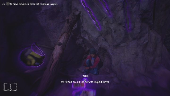 Alex will see a monster's tracks - Life is Strange True Colors: search for Ethan - walkthrough - Episode 1 Side A - Life is Strange True Colors Guide