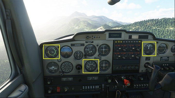 2 - Press the B key to calibrate the altimeter to the local pressure - Microsoft Flight Simulator: Descent - Flying school - Microsoft Flight Simulator 2020 Guide