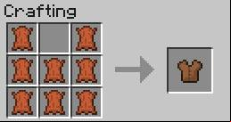 The largest piece of armor - Minecraft: Weapon, armor, tools - recipes, list, crafting - Recipes - Minecraft Guide