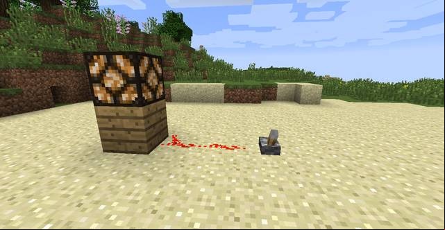 The circuit is OFF - Minecraft: Redstone Circuits - basic - Basic Redstone Circuits - Minecraft Guide