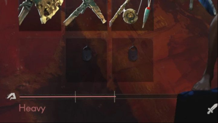 You can see the current and maximum possible gear weight in the equipment menu, above the silhouette of your character - No Rest for the Wicked: How does Weight Class work? - FAQ - No Rest for the Wicked Guide