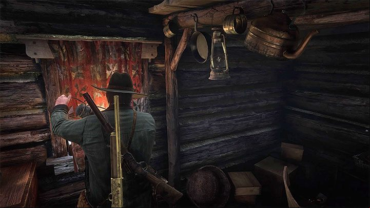 John must fulfill the writers last wish and set the cottage on fire with him inside - Red Dead Redemption 2: The American Inferno, Burnt Out - walkthrough, map - Side quests - Red Dead Redemption 2 Guide