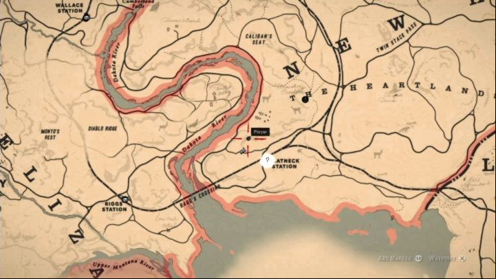 You can find the seventh Carving near the Dakota River - Red Dead Redemption 2: Rock carvings - where to find all of them? Maps - Dinosaur bones and Rock Carvings - Red Dead Redemption 2 Guide