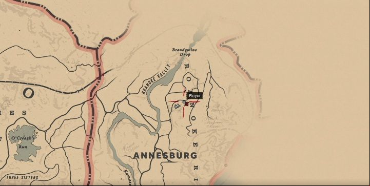 This Carving can be found around the Roanoke Ridge - Red Dead Redemption 2: Rock carvings - where to find all of them? Maps - Dinosaur bones and Rock Carvings - Red Dead Redemption 2 Guide