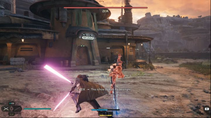 Zeik is one of the simpler opponents and you can treat him as a mini-boss - Jedi Survivor: How to defeat the boss Zeik? - Bosses - Star Wars Jedi Survivor guide