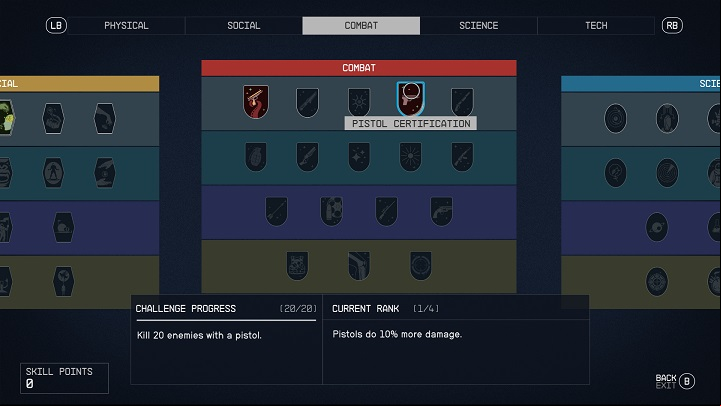 You will receive a skill point for each level you gain - Starfield: Best start - Basics - Starfield Guide
