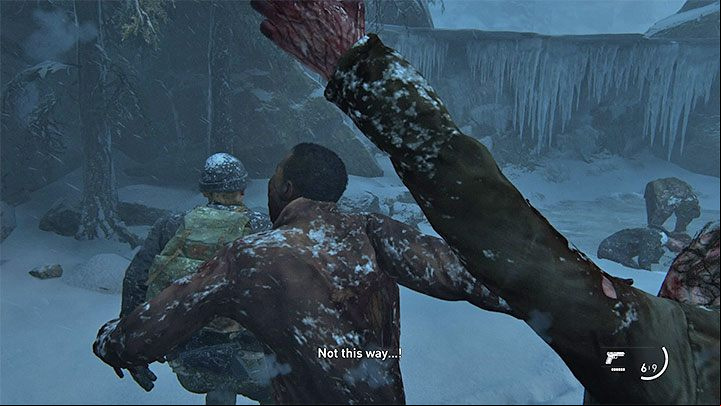 The only correct reaction to the appearance of a horde of infected is to flee - The Last of Us 2: Can I defeat The Horde? - Combat - The Last of Us 2 Guide