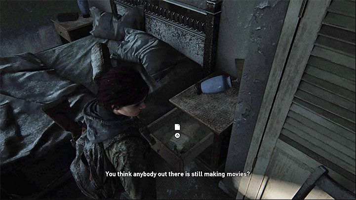 You will find the document in a drawer next to the bed (you must open the drawer first) - The Last of Us 2: Patrol - collectibles, artefacts, coins - Jackson - The Last of Us 2 Guide