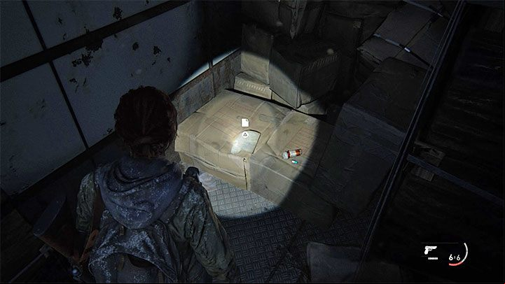 The document can be found inside the container in a dimly lit location - The Last of Us 2: Patrol - collectibles, artefacts, coins - Jackson - The Last of Us 2 Guide