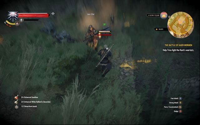 Defeat the remaining enemies at the courtyard - The Witcher 3 Wild Hunt: The Battle of Kaer Morhen - walkthrough - Kaer Morhen - The Witcher 3 Wild Hunt Guide