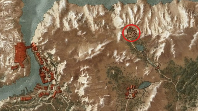 As for the silver sword, you will find it by a skeleton in the ruins located by the end of the path leading north from Rogne in Kaer Trolde - The Witcher 3 Wild Hunt: Basic Bear School Gear - Bear School Gear - The Witcher 3 Wild Hunt Guide