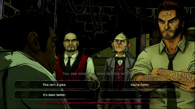 This time, you interrogate him - Wrath - Episode 2: Smoke and Mirrors - The Wolf Among Us - Game Guide and Walkthrough